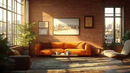 Modern Workspace with Urban View and Bright Interior