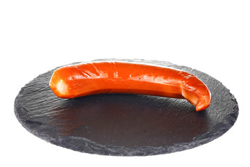 Sausages, isolated on a white background