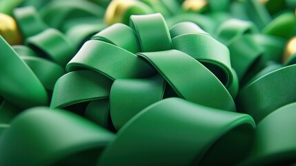 Obraz premium Intricate Ribbon Folding Techniques A Guide to Creating Stunning Gift Wrapping Designs Learn how to fold ribbons into unique and beautiful shapes for presents, enhancing the visual appeal of your