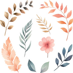 Obraz premium pattern with autumn leaves