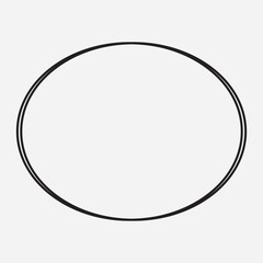 Hand drawn and pen draw circle and Round line icon. Flat style isolated on white background. Handwritten circle vector illustration.