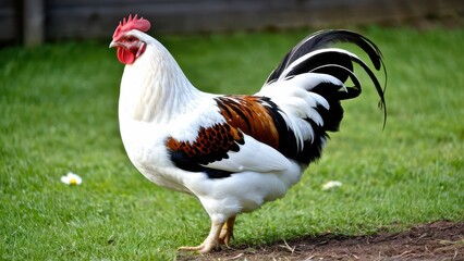 Elegant Swedish Flower Hen, featuring a range of colors and unique patterns. Known for its excellent egg-laying ability and adaptability to various climates.