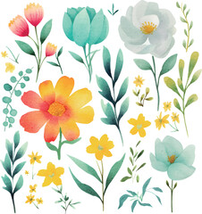 Obraz premium seamless background with flowers