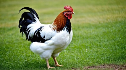 Elegant Swedish Flower Hen, featuring a range of colors and unique patterns. Known for its excellent egg-laying ability and adaptability to various climates.