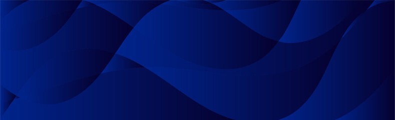 Abstract blue background with curved lines and gradients.