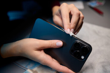 Clean your smartphone camera lens regularly for optimal clarity and high quality images