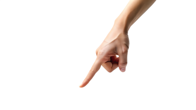 hand showing something