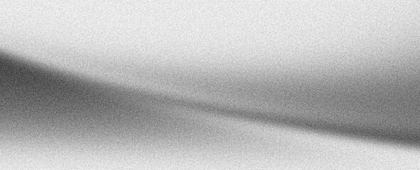 Gray grainy background, black white gradient grayscale abstract monochrome noise texture banner, header cover wallpaper backdrop design