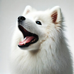 吠えるサモエド[GenerativeAI]