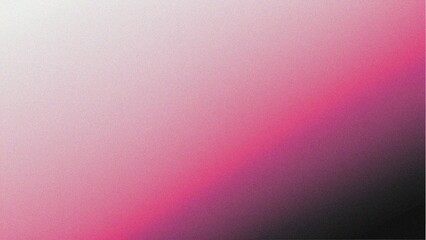 Fototapeta premium Pink grainy banner background noisy color gradient dark texture poster header cover backdrop design