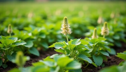 Fototapeta premium Vibrant life sprouting from the earth