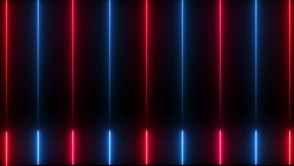 technology abstract background neon lines illuminate lights blinking neon tunnel vibrant lights lines moving animation. Shape glowing purple neon design neon lines	