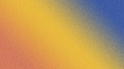 Beautiful Brown, Yellow, and Blue Gradient Background with Subtle Noise Effect – Ideal for Content, Design Projects, and Social Media Posts to Add Warmth and Depth
