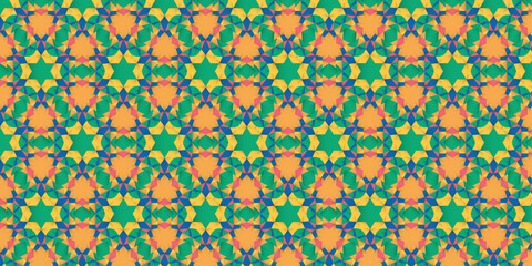 Colorful Kaleidoscope: Geometric Pattern