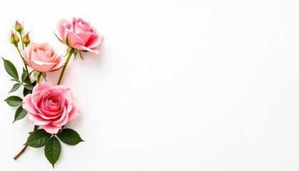  Elegance in Bloom  A bouquet of soft pink roses