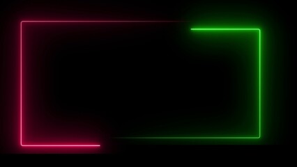 Fototapeta premium Neon Blurred Gradient Mesh Colors party celebration moving animation. Abstract looped animation seamless 