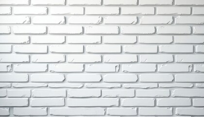 Fototapeta premium Clean and modern white brick wall