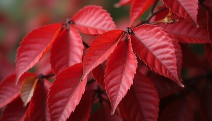  Vibrant autumn leaves in full bloom