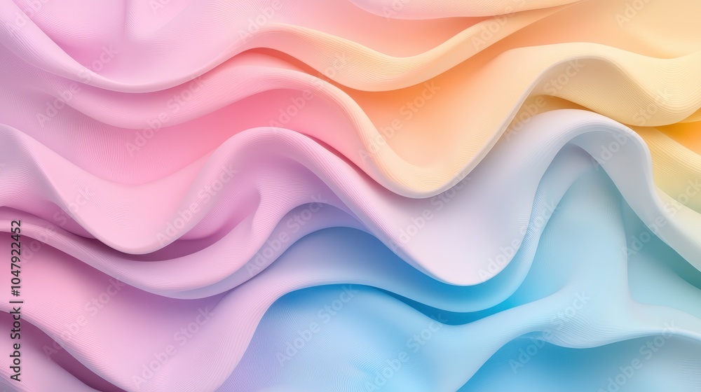 Poster Soft Pastel Gradient Background for Design Projects