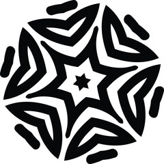 Mandala Art Therapy Circular Pattern in the Form of a Mandala Decorative Ornament in Ethnic Oriental Style.