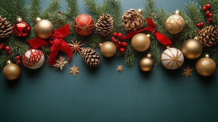 A festive holiday craft table filled with handmade ornaments, colorful paper, glitter, and ribbons, capturing the joyful spirit of creativity during the holidays