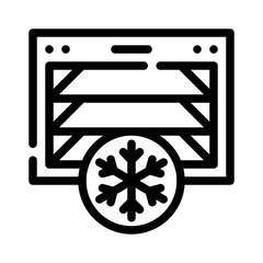 Window Unit line icon