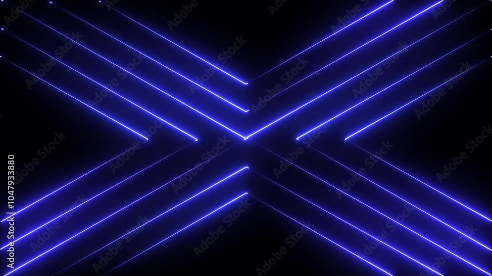 Poster abstract background. techno background neon lights. seamless loop texture in cross shape for innovat