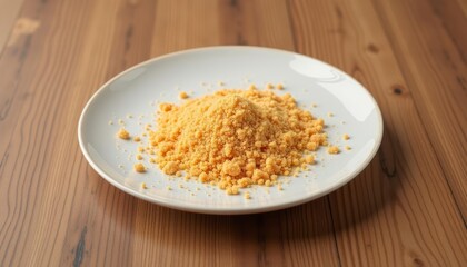  A heap of golden spice ready to enhance a dish