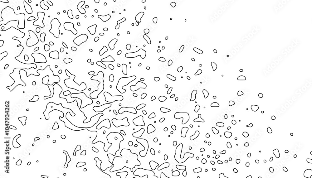 Poster black and white grunge transition pattern with fluid effect for background and jersey design. fully 