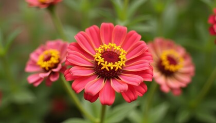 Obraz premium Vibrant garden beauty in bloom