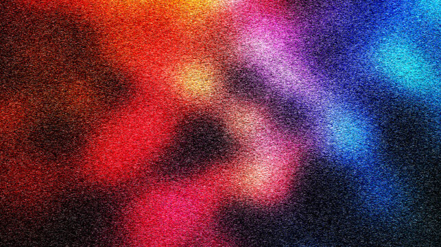 Vintage grainy texture with red and blue gradient