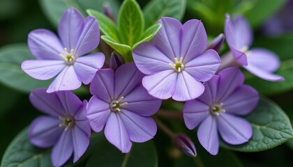Obraz premium Vibrant purple flowers in bloom
