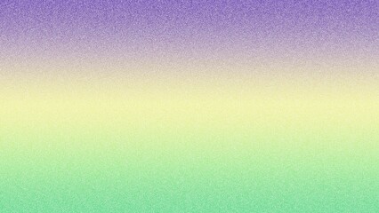 Beautiful Green, Yellow, and Purple Gradient Background with Gentle Noise Effect – Perfect for Design, Social Media Content, and Adding Unique, Artistic Depth