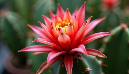 Fototapeta premium Vibrant bloom of a desert flower