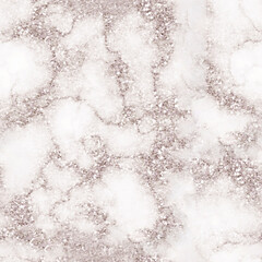 Seamless Champagne and White Marble Texture with Glitter Effect – Glamorous Abstract Background for Digital and Print Designs