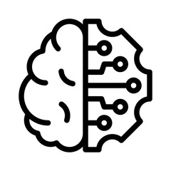 Machine Learning line icon