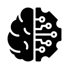 Machine Learning glyph icon