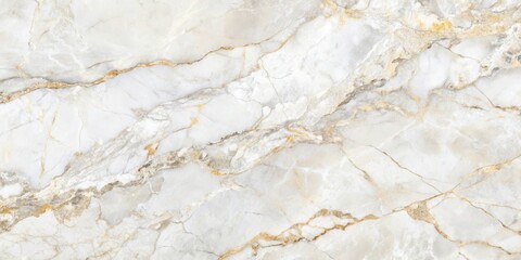 Naklejka premium A captivating abstract pattern of pale grey, white, and gold veins in a polished marble slab