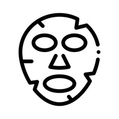 Face Mask line icon