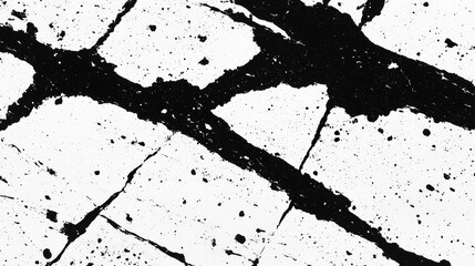 Black Ink Splatter Abstract Texture Background