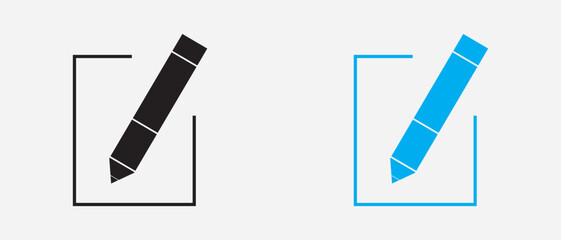 Edit icon, Edit text icon vector, edit Pen draw icon isolated on white background. vector illustration.