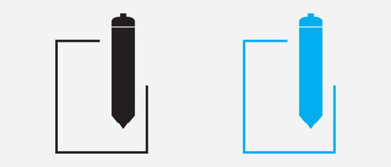 Edit icon, Edit text icon vector, edit Pen draw icon isolated on white background. vector illustration.