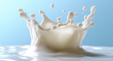 Milk splash art