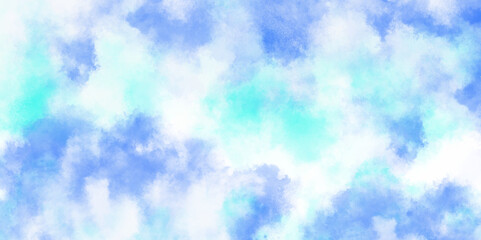 blue sky heaven clouds air aerial wallpaper texture background colorful tie dye pattern abstract background. Amazing beautiful sky with clouds.	
