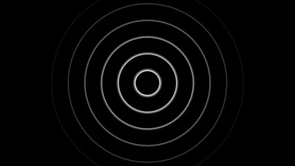 Abstract radio wave signal  icon background 4k illustration.