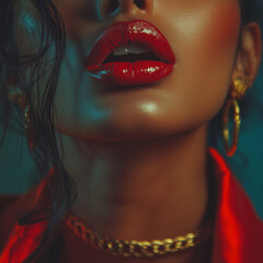 Woman close up portrait