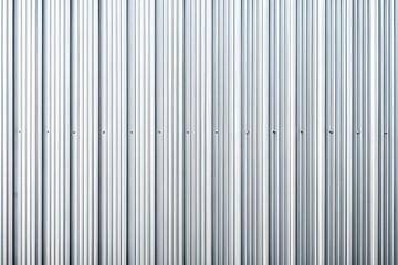 Obraz premium Symmetrical white corrugated metal texture surface or galvanized steel background