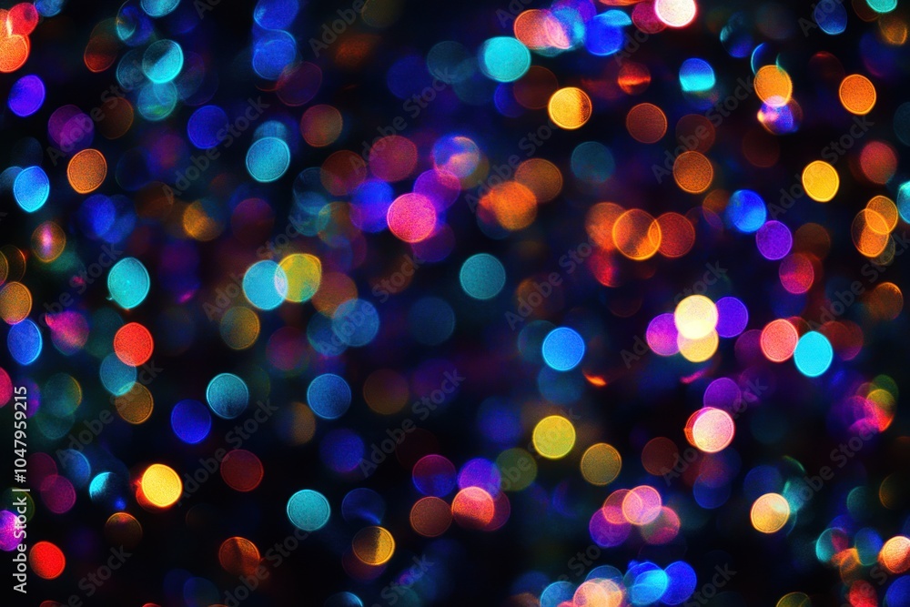 Poster abstract colorful bokeh background
