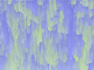 Fototapeta premium Vertical brushstrokes in pale purple and green create a soft, abstract background.