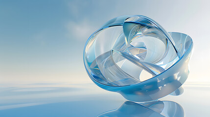 Blue abstract business space background